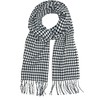 David & Young Softer Than Cashmere Houndstooth Winter Scarf, Black