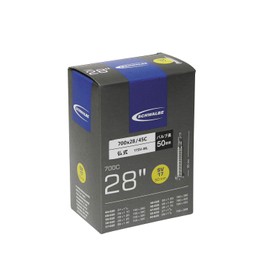 SCHWALBE Bicycle Tube - 50mm Presta/French (700 x 18-28 - 50mm Presta - SV15)