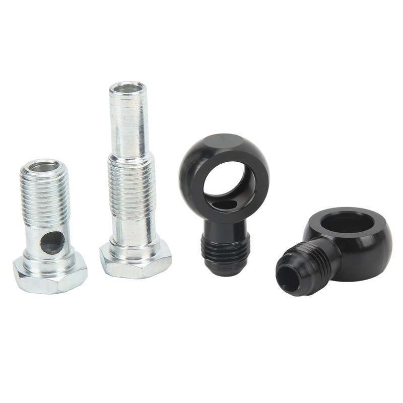 Transmission Oil Cooler Banjo Fitting Kit AN6x1/4NPSM Aluminum Alloy for