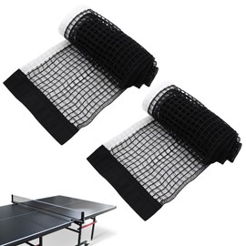 ZFRITP 1.8 m Outdoor Table Tennis Net, Table Tennis Net for Table, Net Table Tennis Table Outdoor, Nylon Table Tennis Replacement Net, Portable Ping Pong Net for Outdoor and Indoor (Black)