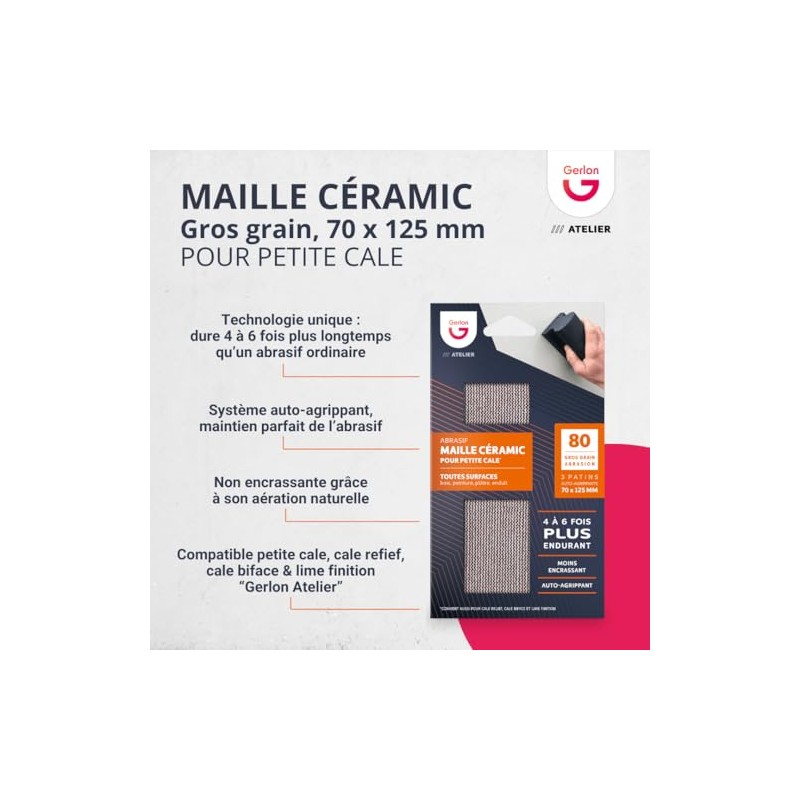 ADRMSG Super Resistant Abrasive - Set of 3 Grits 70