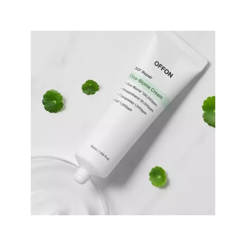 Offon [미백 주름개선] 오프온 5EGF 시카 병풀추출 바이옴 크림 50ml