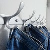 SKOLOO Coat Rack Wall Mounted - 6 Hooks, Heavy Duty,