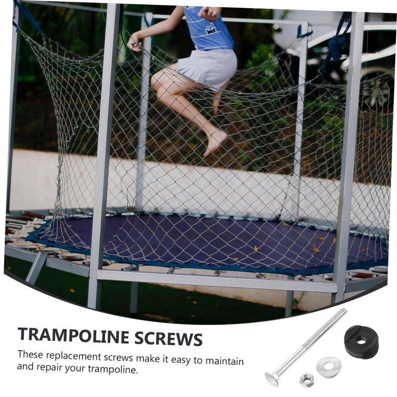 Kisangel Heavy Duty Trampoline Screws 15 Pack Fit for Indoor/Outdoor