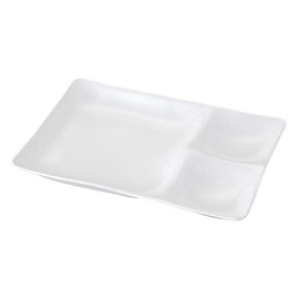 Fukui Craft ZA-395526 Plate, Made in Japan, White Party Plate, 2-1