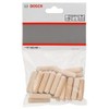 Bosch Accessories Wooden Dowel, Brown, 2607000448