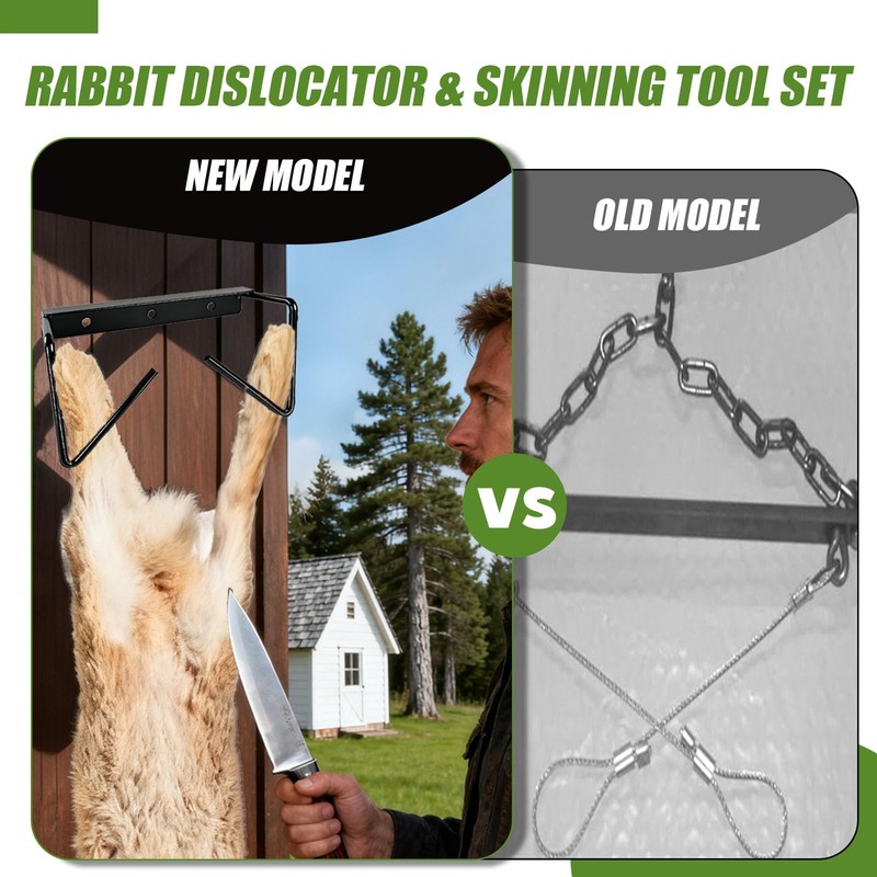 DMERHAC Rabbit Dislocator Skinning & Dispatch Tool Set – Processing