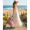 Drawstring Lunch Bag for Women, 13.5L Leakproof Puffy Insulated Lunch