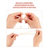 7 Pieces Swimming Nose Clip Silicone Nose Plug Protector with
