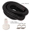 2 PCS Bilge Pump Hose Plumbing Kit Heavy Duty PVC
