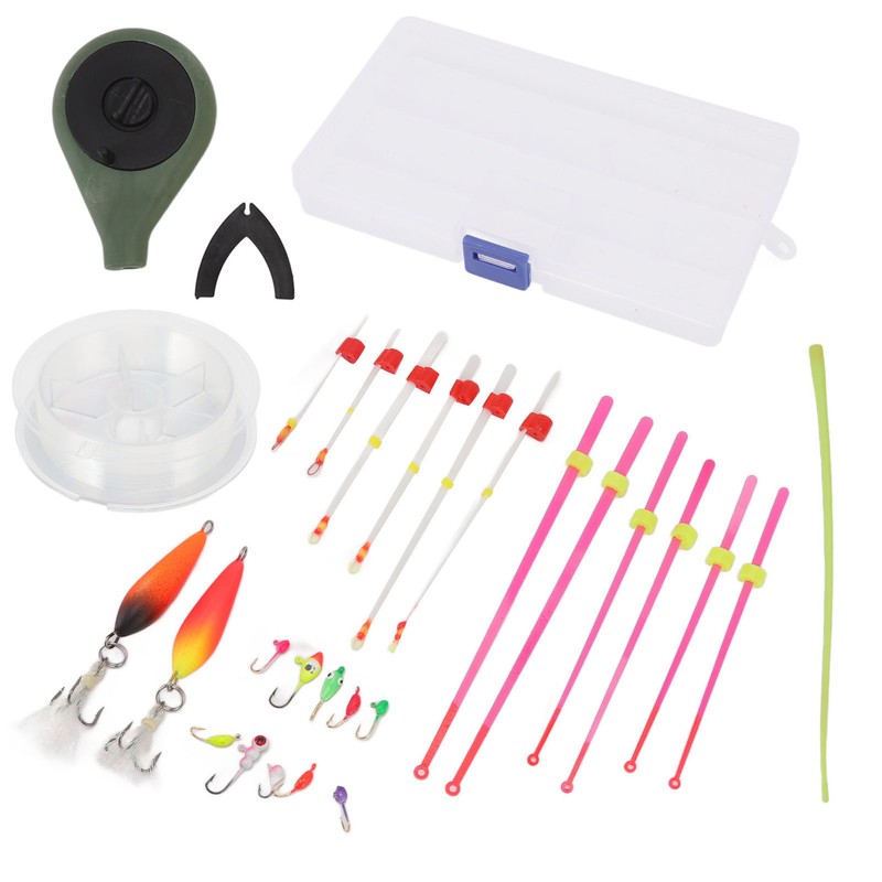 Mini Ice Fishing Rod Reel Combo Portable Ice Fishing Pole