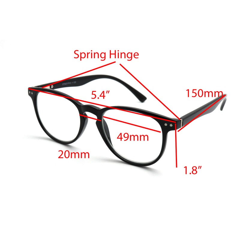 ColorViper Classic Transition Lens Photochromic Reading Glasses Spring Hinged Readers