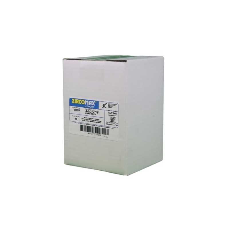FlexOvit® ZIRCOMAX® 4-1/2" X 5/8"-11 40 Grit Type 27 Spin-ON