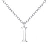 Philip Jones Sterling Silver Initial I Necklace