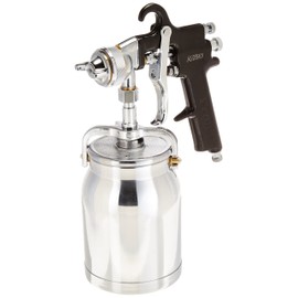 Astro Pneumatic Tool Tool AS7SP Spray Gun with Cup - Black Handle - 1.8mm Nozzle