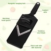 GyovinnJuwanua Black Cabbage Shredder Grater - Vegetable Slicer Peeler Tool