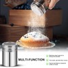 Flour Sifter Stainless Steel,3 Cup Flour Sifter for Baking,3 in1