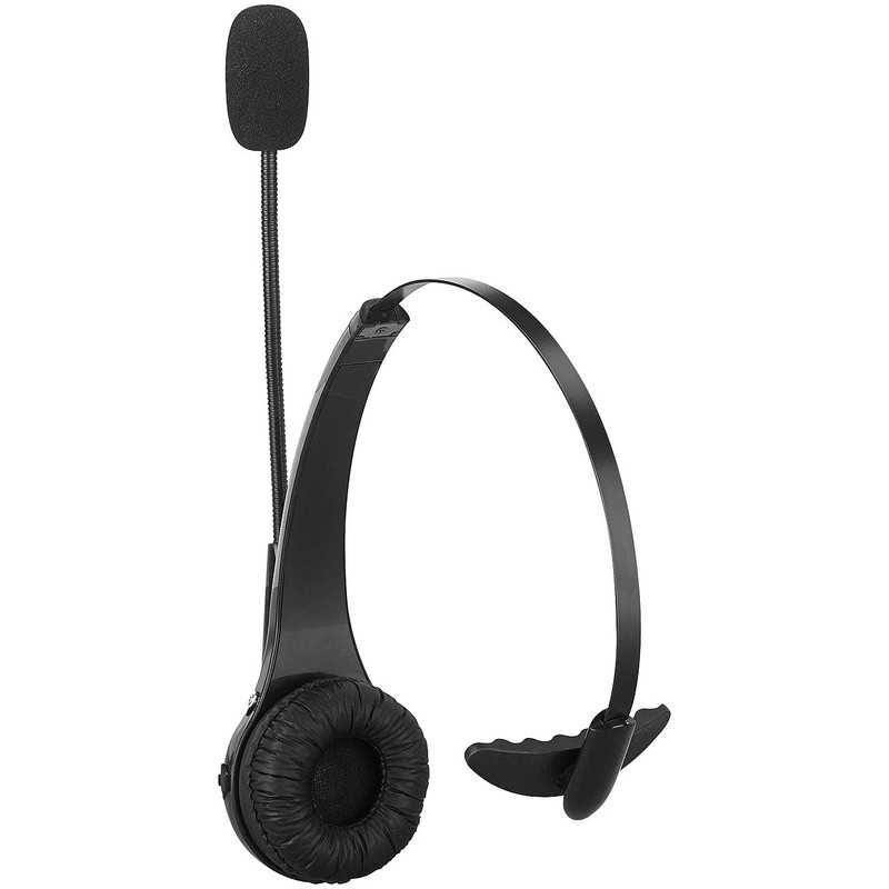 Callstel Handy Headset: Profi-Mono-Headset mit Bluetooth, Geräuschunterdrückung, 10-Std.-Akku (Headset Mikrofon,