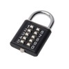 MroMax 1Pcs 10-Digit Combination Padlock Push Button Lock for Locker