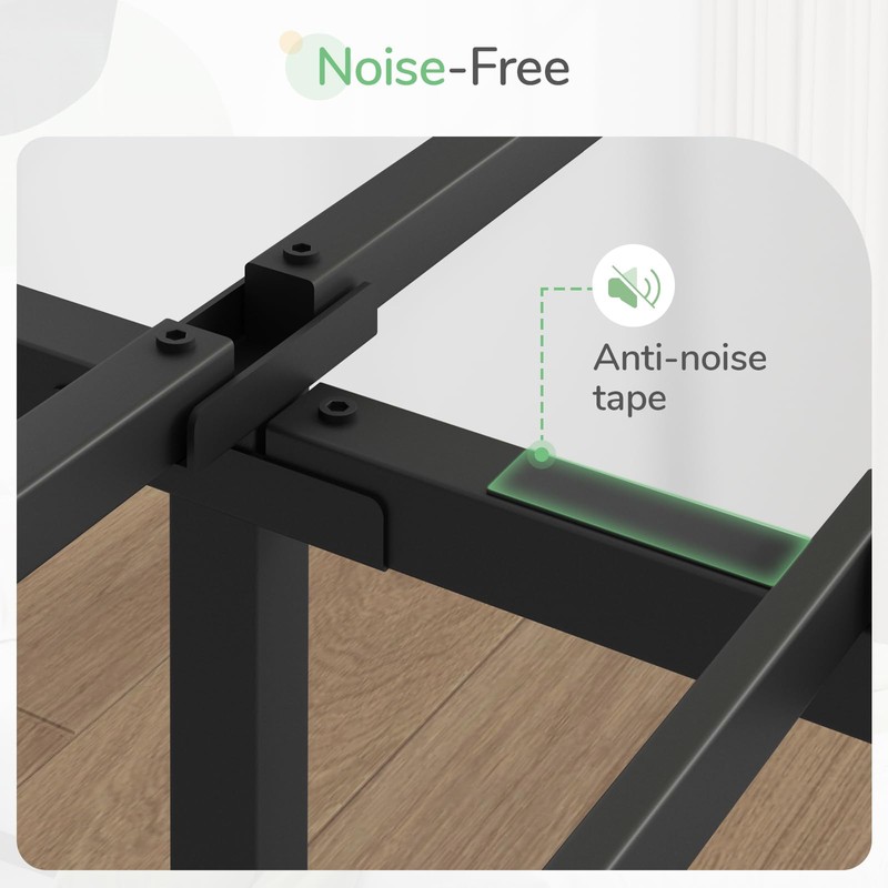 Novilla Full Size Bed Frame, 14 Inch Metal Platform Bed