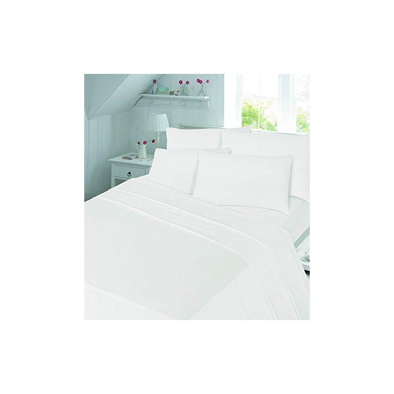 R&Z 100% Brushed Cotton Flanellete Flat Sheet In or Pillow