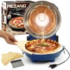 Granitestone Piezano Indoor/Outdoor Portable Electric Pizza Oven w Ceramic Stone
