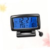 Mikinona Dual Temperature Thermometer Car Thermometer Night Light Function Quality