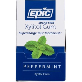 Epic Peppermint Gum Xylitol Sweetened 12x12 Pieces