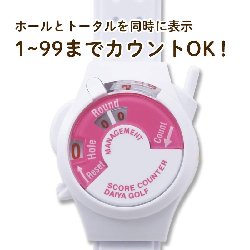 Daiya Golf AS-462 Score Counter 462 Black