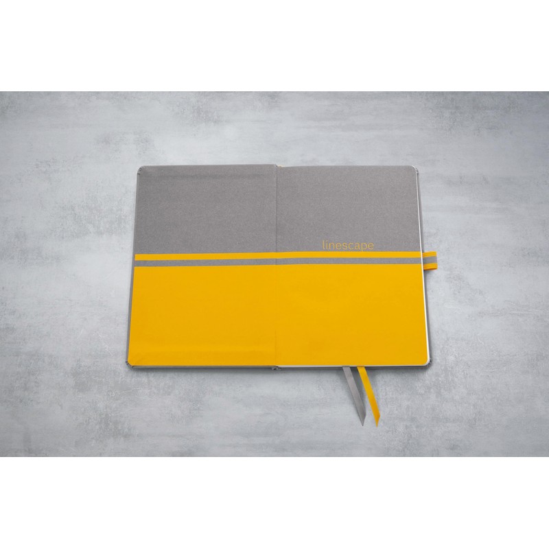 Sigel L2604 Weekly Planner 2026 A5, Hard Cover, Light Grey/Yellow,