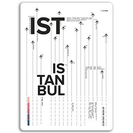 2 x 10cm Istanbul Airport Vinyl Stickers - Turkey Sticker Laptop Luggage #17137 (10cm Tall)