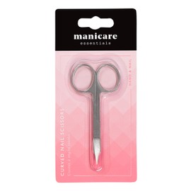 Manicare Nail Scissors, Precision Curved Blades, Quality Surgical Grade Japanese Stainless Steel, Home And Professional Trimming Of Nails, Long Lasting Sharp Scissors For Manicure And Pedicure