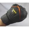 [PROHANDS] Synthetic Leather PU Embossed Gloves, PU-605, Orange, L Size