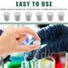 Keadic Solid Rubber Stopper Lab Plug Tapered Lab Seal Rubber