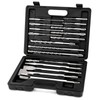 17Pcs Rotary Hammer Drill Bits & Chisels, SDS Plus Bits,