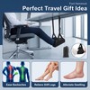 Foot Hammock for Flight Portable Airplane Foot Hammock - Adjustable