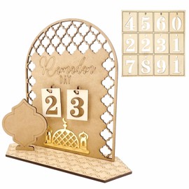 Ramadan Calendar, Ramadan Calendar Made of Wood, DIY Ramadan Decoration Made of Wood, Ramadan Decoration, 2024 Eid Mubarak Decoration, DIY Ramadan Decoration, 30 Days Countdown