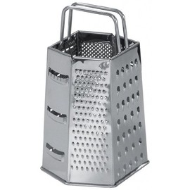 Fackelmann Grater 21.5 cm Hexagonal Rust-Proof