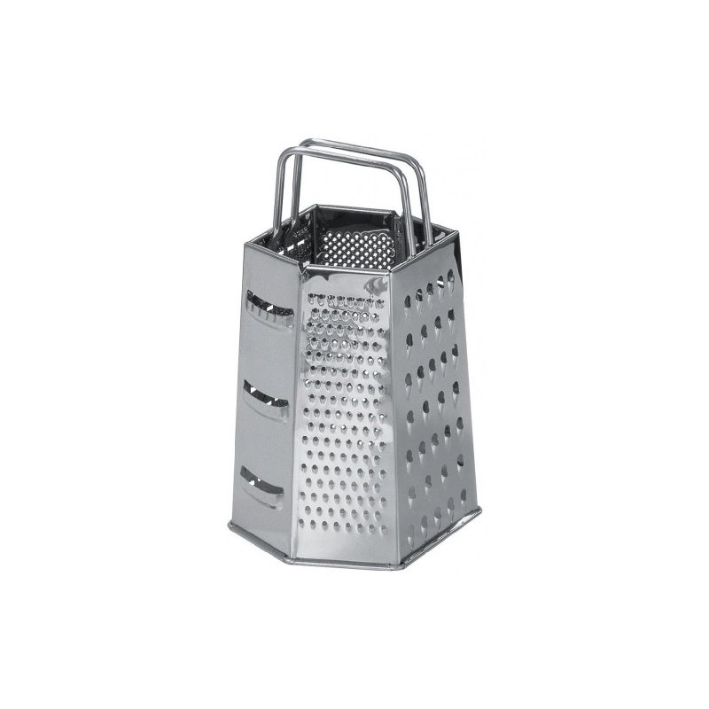 Fackelmann Grater 21.5 cm Hexagonal Rust-Proof