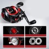 Baitcasting Reel Metal Long Cast Powerful Lightweight Smooth Baitcaster Fishing