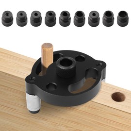 Woodworking Drill Hole Locator, Drilling Aid Vertical Drilling, Drilling Template Furniture Construction 2/3/4/5/6/8/10 mm, for Drilling Template Furniture Construction and Centring Aid for Solid Wood