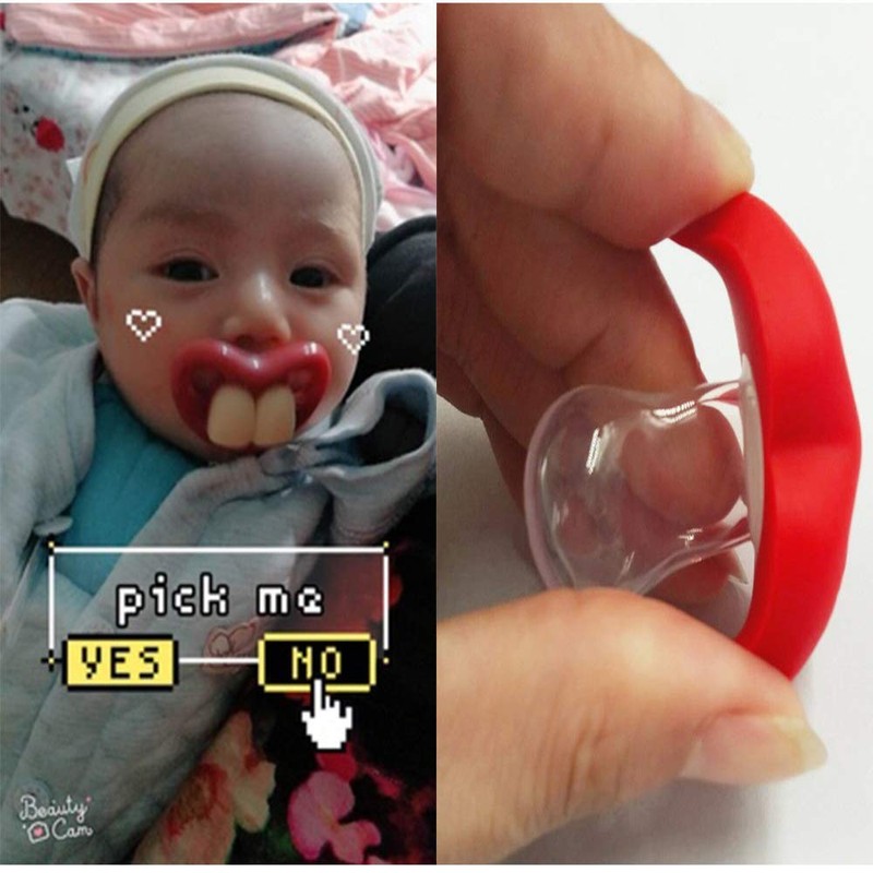 Funny Pacifiers for Babies, Newborn Pacifier 0-6-12-18 Months, Infants Pcifiers