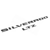 General Motors Gloss Black Silverado LTZ Tailgate Emblem Nameplate fit