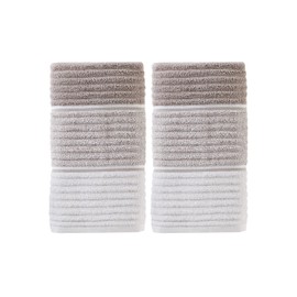 SKL Home by Saturday Knight Ltd. Planet Ombre 2 Pc Hand Towel Set, Taupe