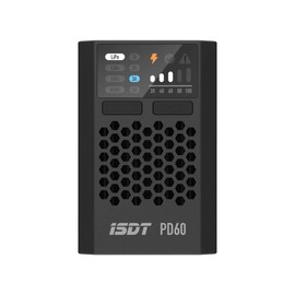 ISDT PD60 Lipo Balance Charger,60W 6A RC Battery Balance Charger,Portable Lipo Charger for Life/LiHV,LiPo 1-4S,NIMH/Cd 1-12S Batteries