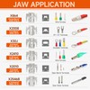iCrimp Rachet Crimping Tool Set, Quick Change Jaws for Open