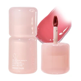 Gogo Tales Melting Volume Gloss 01 Oolong Milk Tea/Plushy Fruit Lipstick, Highly Moisturizing, High Color, Moisturizing, Lipstick, Tint, Shiny Gloss