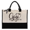 Gigi Canvas Tote Gift, Nana Heart Gift: Pray - Hug