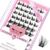 Cluster Eyelashes, Pack of 72 Individual Eyelashes, Eyelash Clusters, DIY