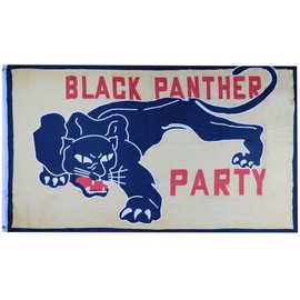 Trade Winds Black Panther Party Premium Quality Heavy Duty Fade Resistant 100D Woven Poly Nylon Flag 3x5 3'x5' Banner Grommets (RUF)